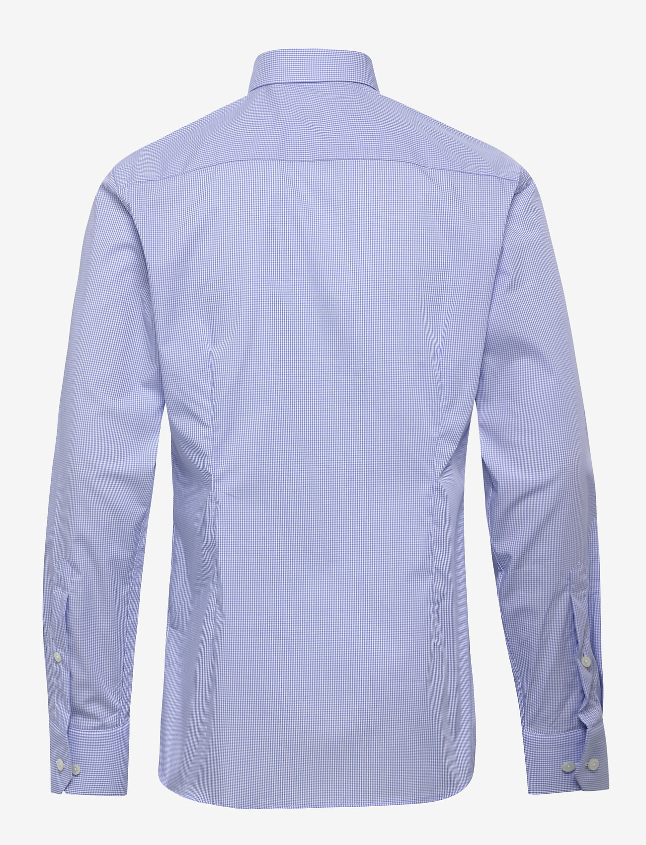 Eton - Check Poplin Shirt - basic-hemden - blue - 1