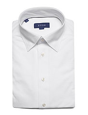 Eton - Slim  fit Casual Pique Shirt - basic-hemden - white - 3