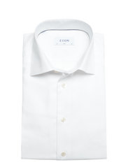 Eton - Men's shirt: Business  Twill - white - 3