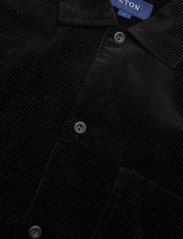Eton - Men's shirt: Casual  Corduroy - lina krekli - black - 3
