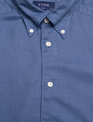 Eton - Men's shirt: Casual  Cotton & Tencel Flannel - lina krekli - light blue - 2