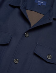 Eton - Men's shirt: Casual  Twill - kleidung - navy blue - 4