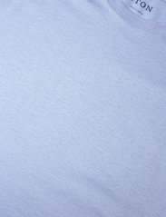 Eton - Men's shirt: Casual  Cotton Linen knit - t-shirts - light blue - 5