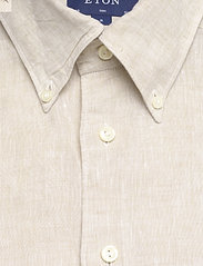 Eton - Men's shirt: Casual  Linen - basic-hemden - light grey - 2
