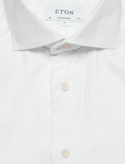 Eton - Men's shirt: Business  Cotton Tencel Stretch - leinenhemden - white - 2