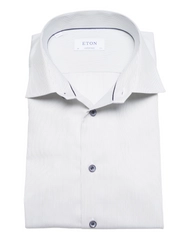 Eton - Men's shirt: Business  Twill - mid green - 5