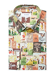 Tennis Print Multicoloured Shirt (Pinkred) (989.45 kr Tennis Print Multicoloured Shirt (Pinkred) (989.45 kr