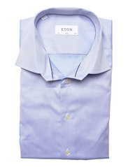 Eton - Signature Twill-Slim fit - basic-hemden - blue - 3