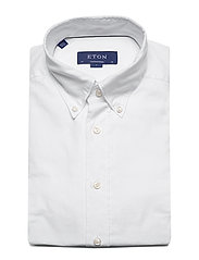 Eton - Men's shirt: Soft Business  Oxford - lina krekli - white - 3