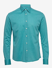 Polo shirt - long sleeved - BLUE