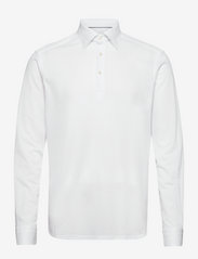 Men's shirt: Casual  Pique - WHITE