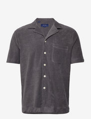 Eton - Men's shirt: Casual  Jerseyterry - basic-hemden - mid grey - 0