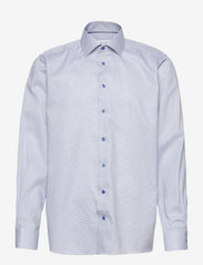 Eton - Men's shirt: Business  Twill - leinenhemden - mid blue - 0