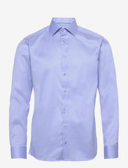 Men's shirt: Business  Cotton tencel stretch - LIGHT BLUE