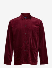 Men's shirt: Casual  Corduroy - RED