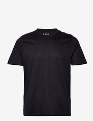 Men's shirt: Casual  Cotton Linen knit - BLACK