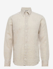 Men's shirt: Casual  Linen - LIGHT GREY