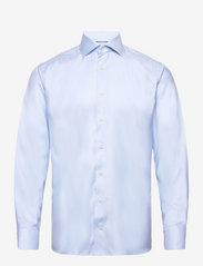 Eton - Men's shirt: Business  Cotton Tencel Stretch - leinenhemden - light blue - 0