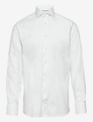 Men's shirt: Business  Cotton Tencel Stretch - WHITE