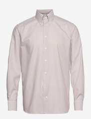 Men's shirt: Business Casual  Fine Oxford - BROWN