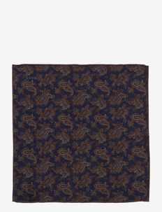 Pocket square  Wool psq 33x33 - näsdukar - navy blue