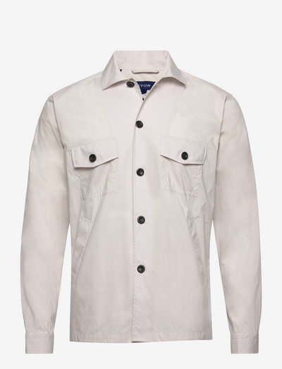 Men's shirt: Casual  Cotton & Nylon - peruskauluspaidat - beige