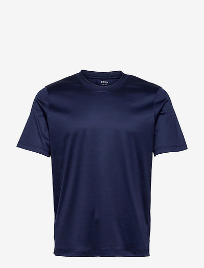 Men's shirt: Casual  Jersey - t-shirts - dark blue