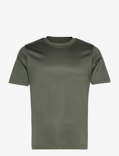 Men's shirt: Casual  Jersey - t-shirts - dark green