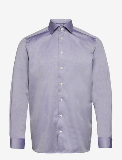 Men's shirt: Business  Signature Twill - linen shirts - navy blue