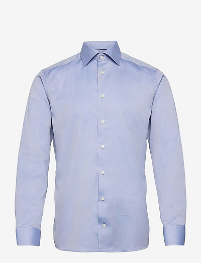 Men's shirt: Business  Signature Twill - linen shirts - light blue
