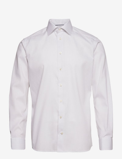 Men's shirt: Business  Twill - leinenhemden - light grey