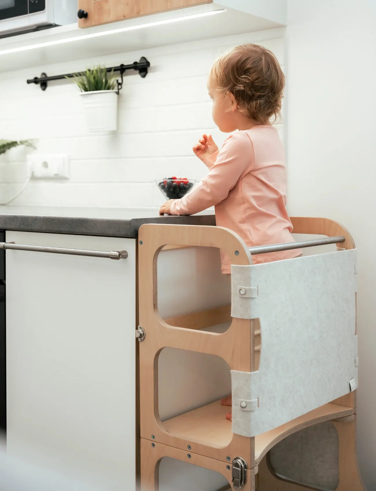 Ette Tete Safety Net Fot Helper Towers, 32X 71 cm, Grey, Furniture > Motor Skills Furniture, Børn
