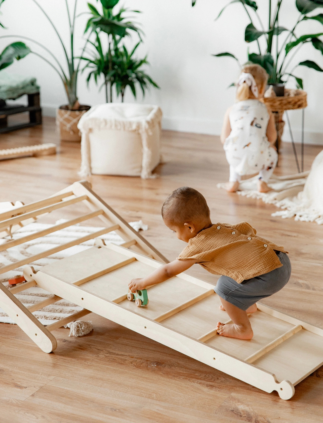 Ette Tete Climbing Frame "Sipitri", 82X 60 cm, Beige, Baby Legetøj > Activity Gyms, Børn