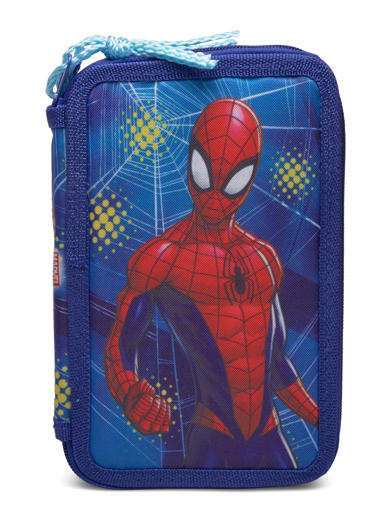 Spiderman, Filled Double Pencil Case Accessories Bags Pencil Cases Blue Spider-man