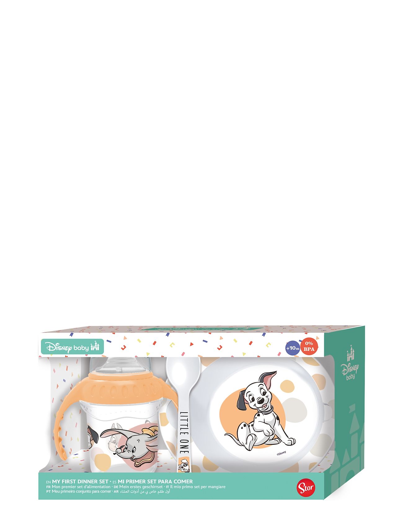 Klassikere Baby, 3-Pc. Gift Box Set, Mug, Bowl & Spoon,Disney Orange