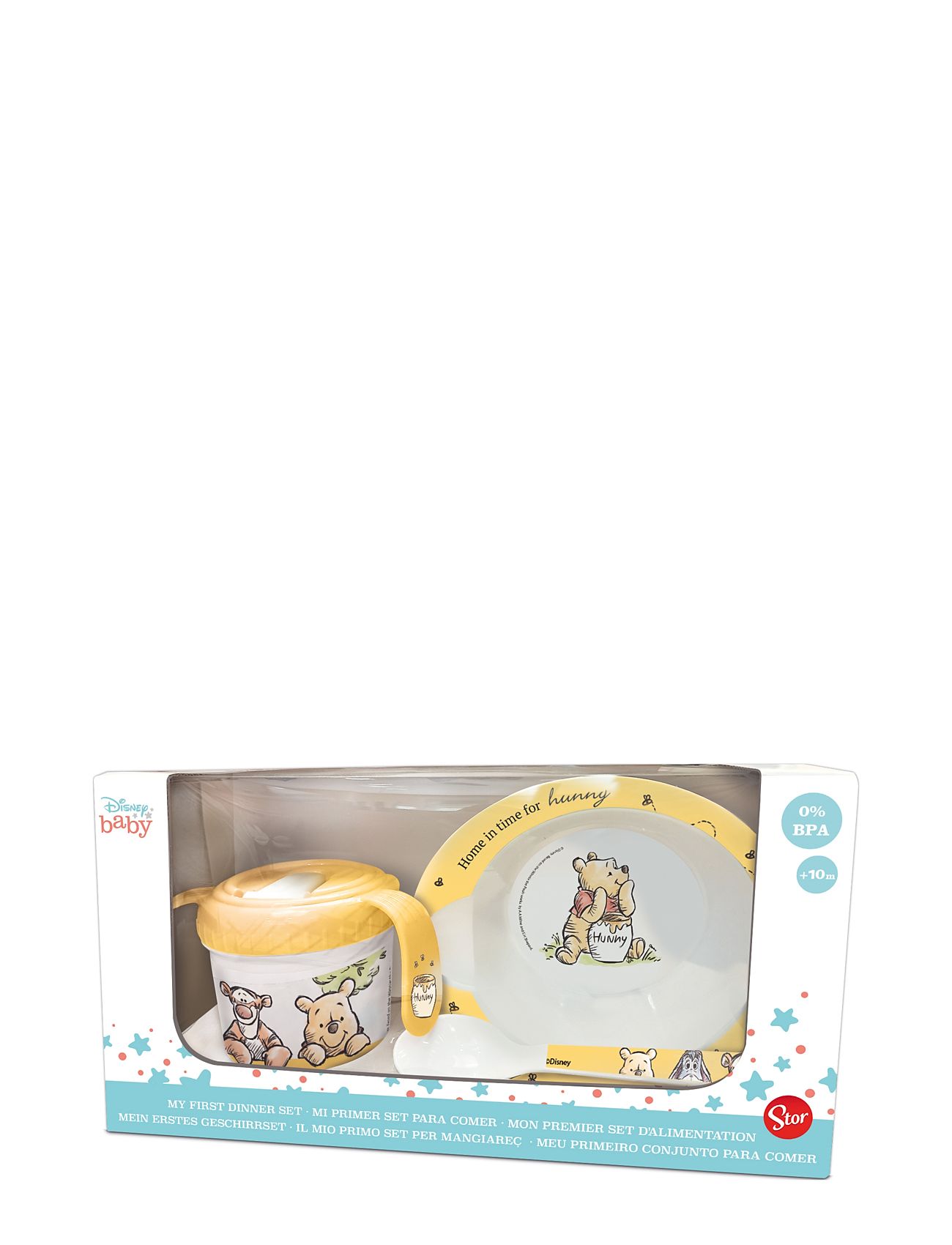 Peter Plys Baby, 3-Pc. Gift Box Set, Mug, Bowl & Spoon, Wtp Gul