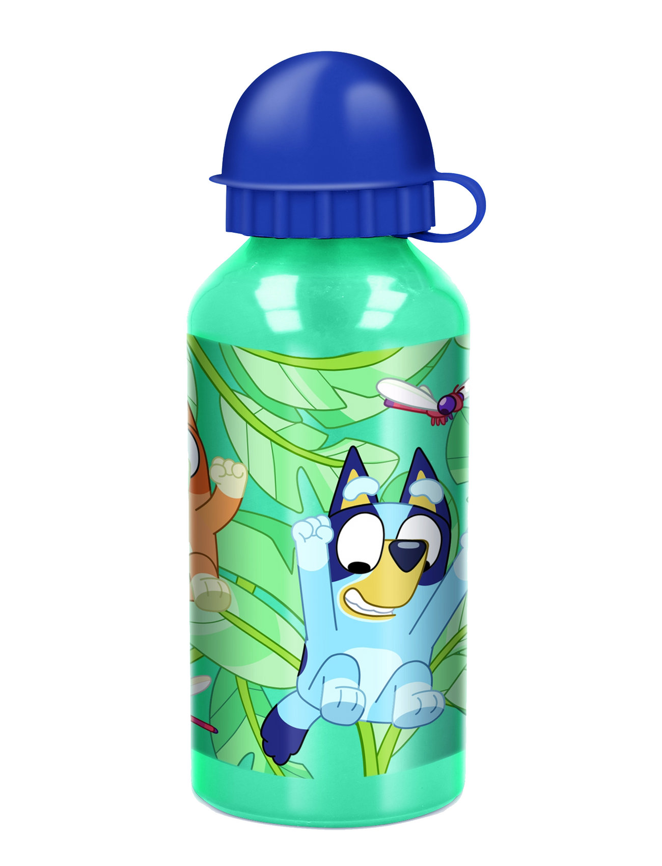 Bluey Water Bottle, Aluminum Home Meal Time Green Bluey