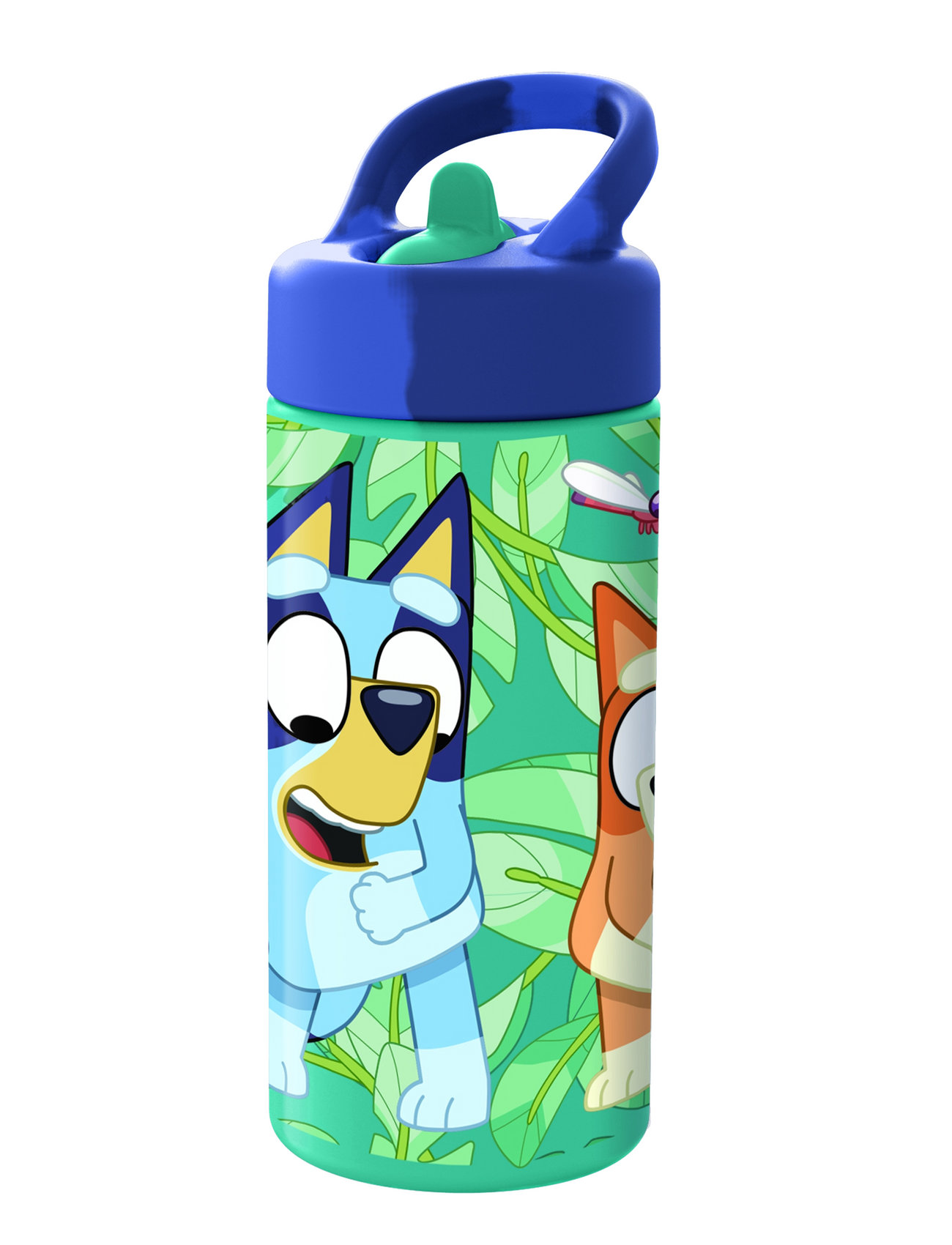 Bluey Sipper Water Bottle Home Meal Time Green Bluey