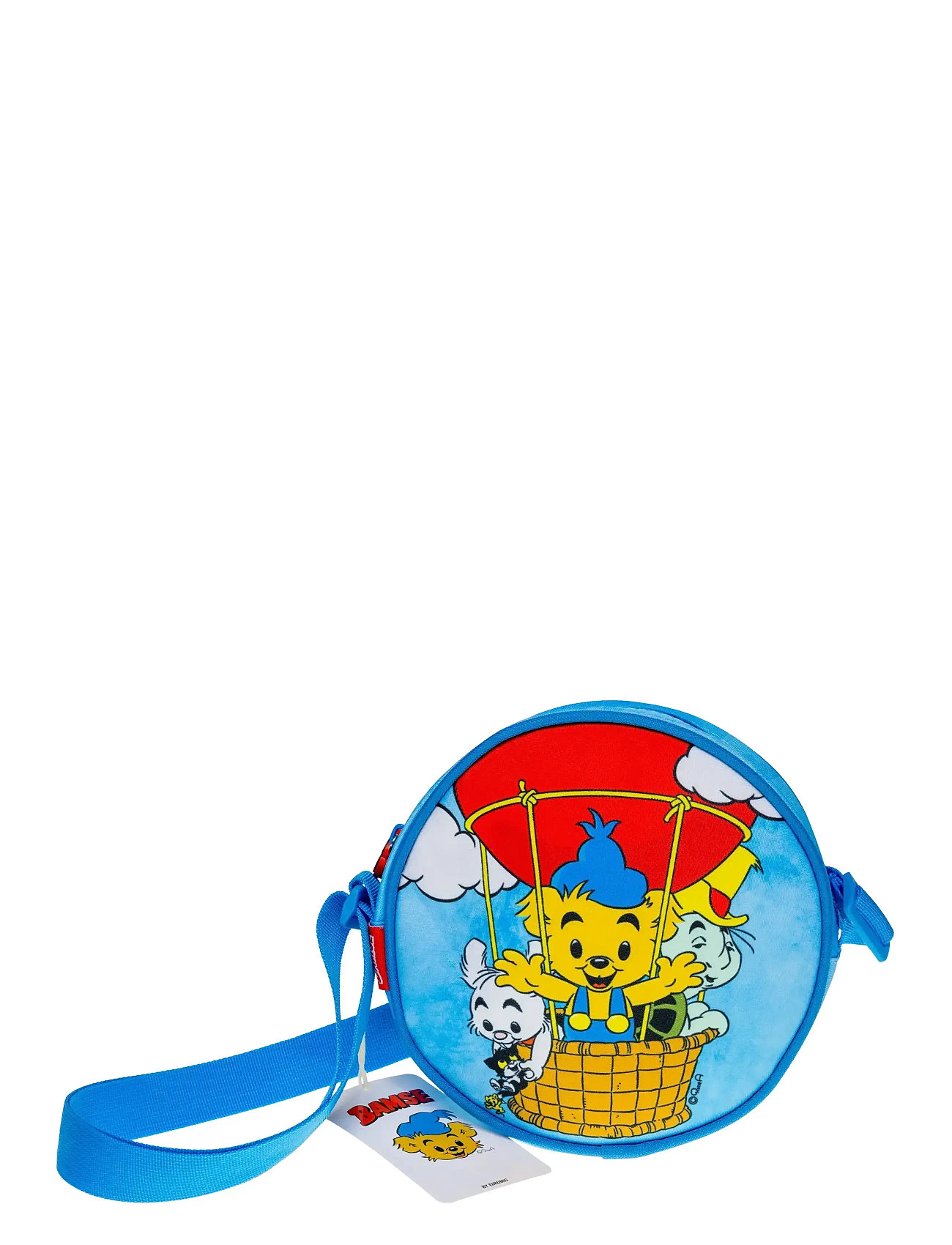 EUROMIC Bamse, Rund Taske Med Justerbar Rem Blau - One Size - Kinder