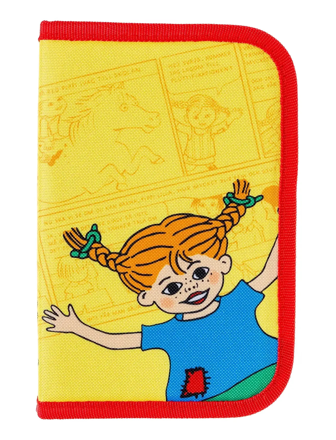 EUROMIC Pippi Fyldt Single Dækker Penalhus Gelb - One Size - Kinder