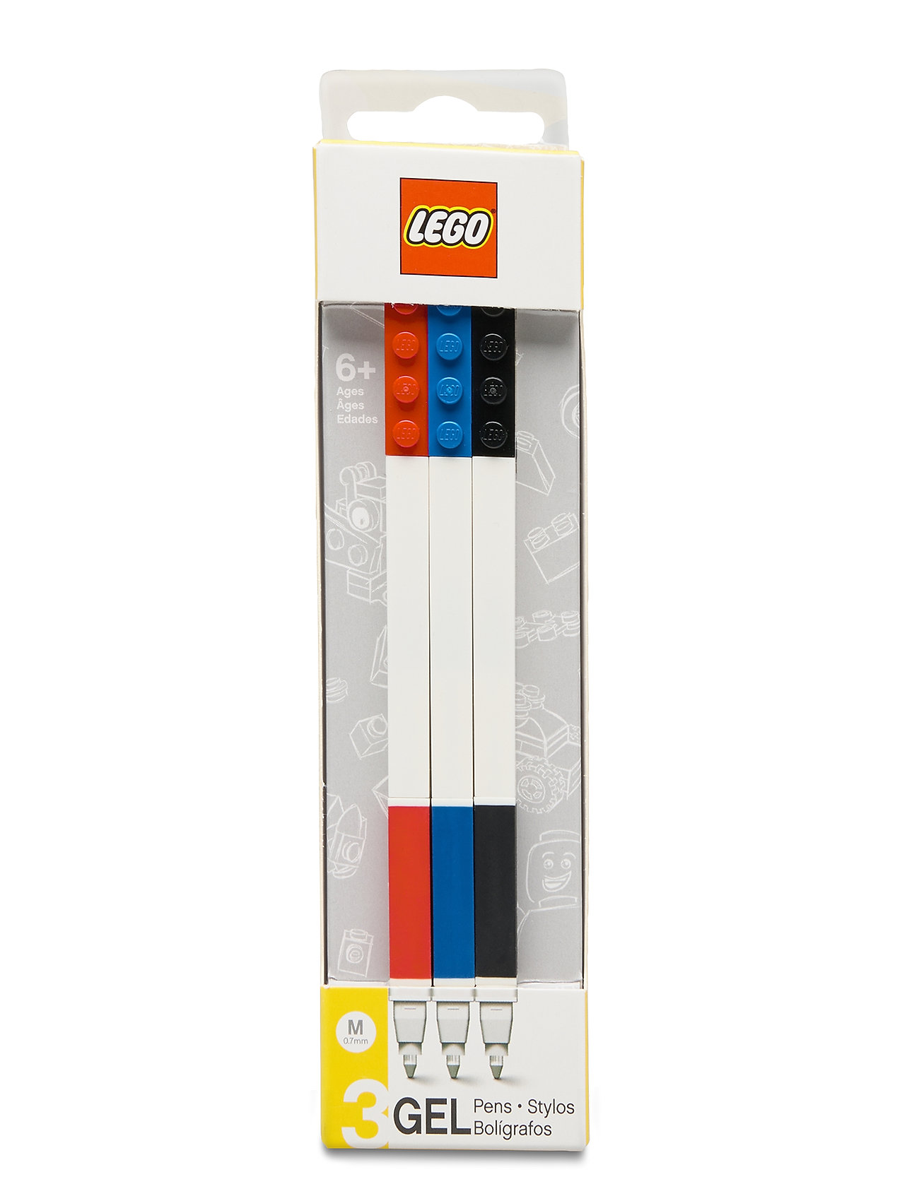 LEGO Lego Stationery Gelpenne, One Size, Multi/patterned, Tegning > Farveblyanter, Børn