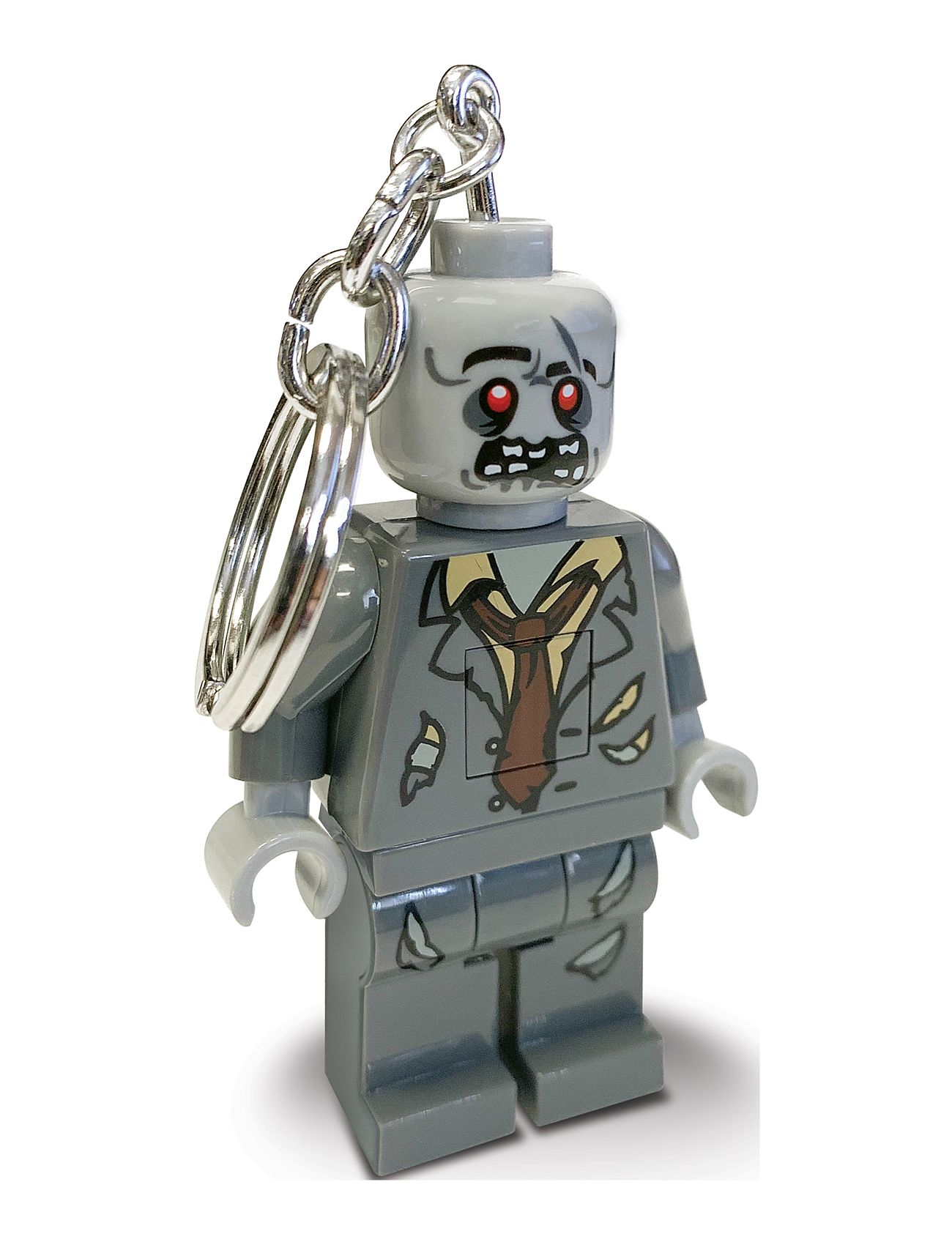 Lego Iconic, Zombie Key Chain W/Led Light, H Accessories Bags Bag Tags Grey LEGO