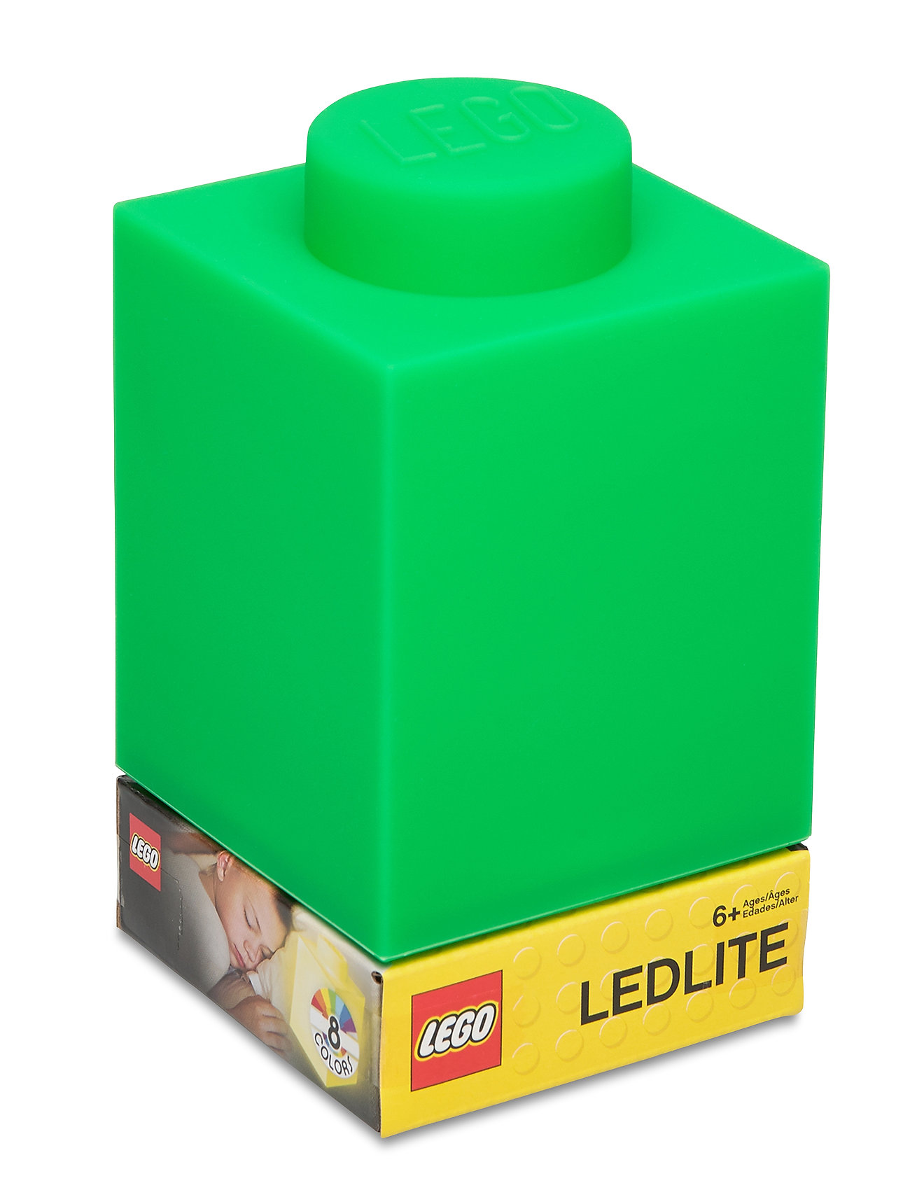 LEGO Lego Ikonisk, Silik Klods 1000% Med Led-Lys Grøn Grön