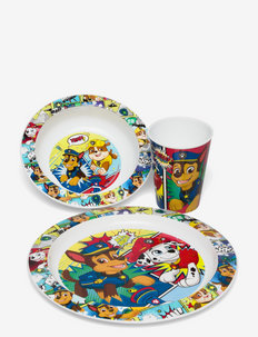 Paw Patrol Childrens Crockery Set with Plate Cereal Bowl and Cup 