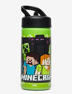 MINECRAFT sipper water bottle - water bottles - green