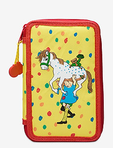 PIPPI pencil case double - pennfodral - yellow