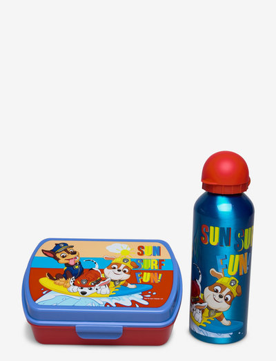 PAW PATROL Lunch box & aluminium bottle SET - pusdienu kastītes & Ūdens pudeles - blue