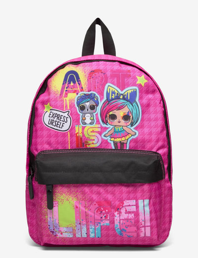 L.O.L. ART! Pink medium backpack - mugursomas - pink
