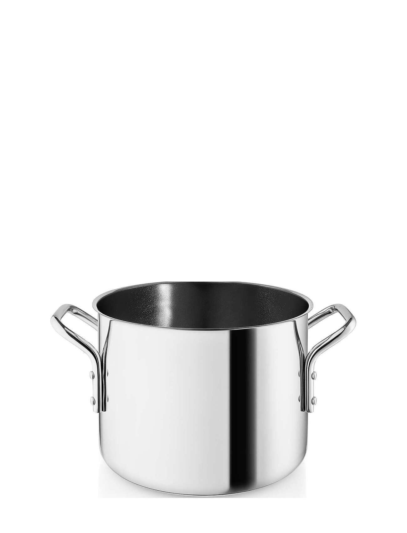 Eva Trio Stainless Steel Pot 2.2 L 16 Cm Ceramic Slip-Let® Coating Silver