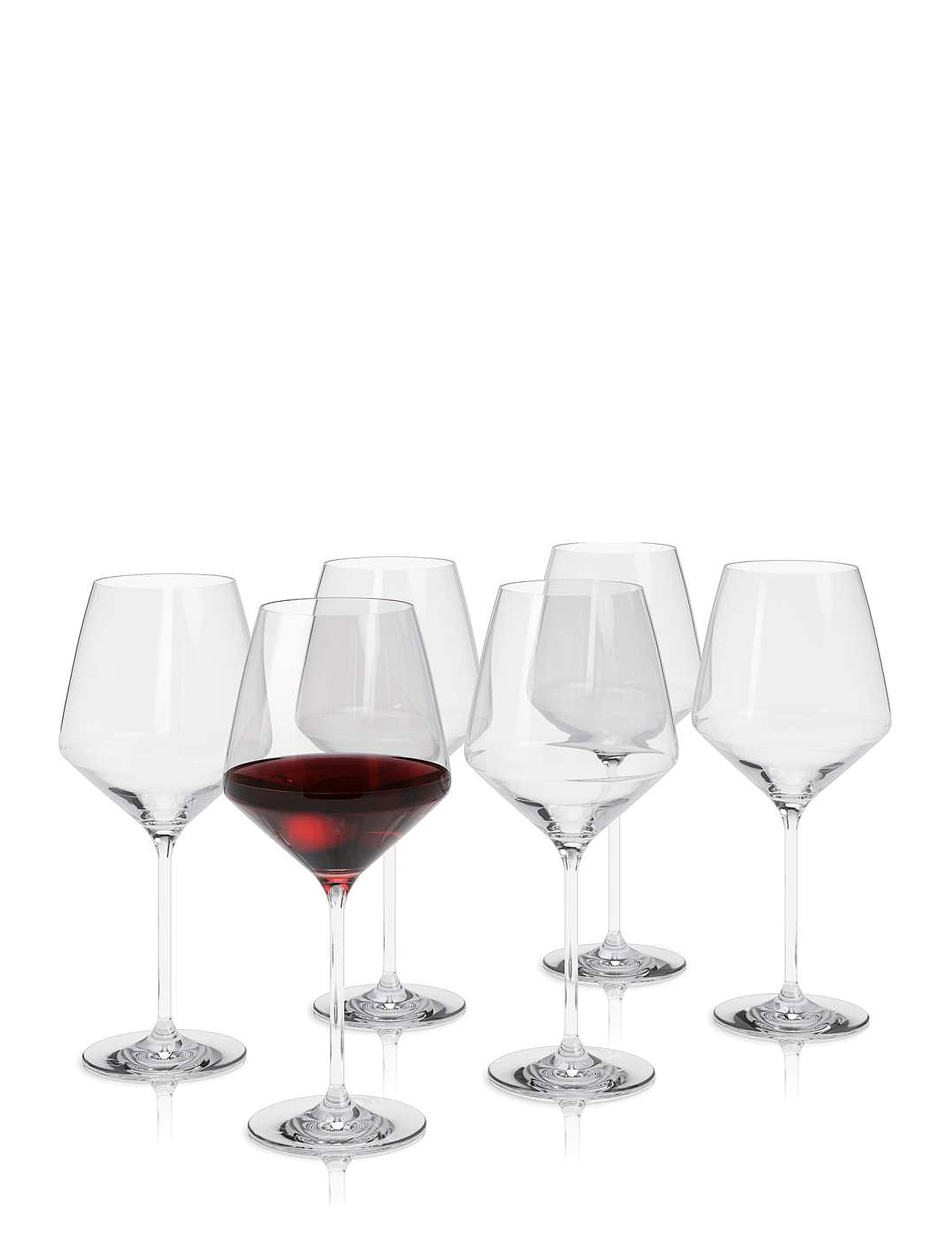 Legio Nova Bourgogne Vinglas 6 Stk. Home Tableware Glass Wine Glass Red Wine Glasses Nude Eva Trio